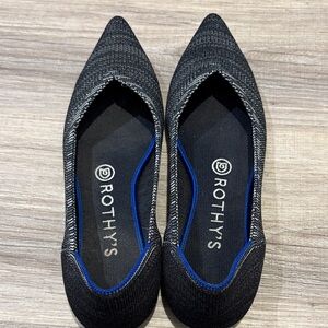 Rothy's Black and White Women's Flats